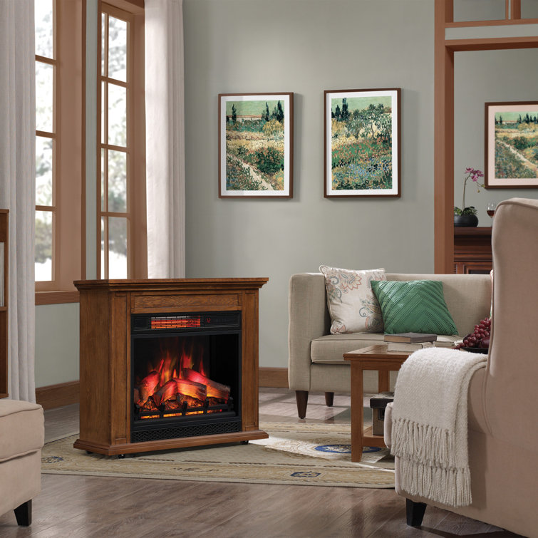 Duraflame electric fireplace tv outlet stand